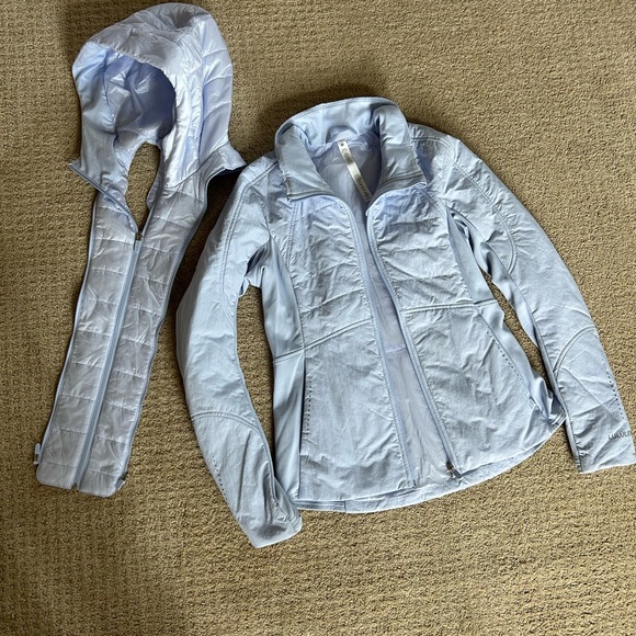 Lululemon Down For It All Jacket - size 8 Lavender Dusk - Picture 5 of 6